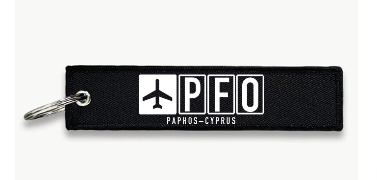 PFO AIRPORT KEY CHAIN