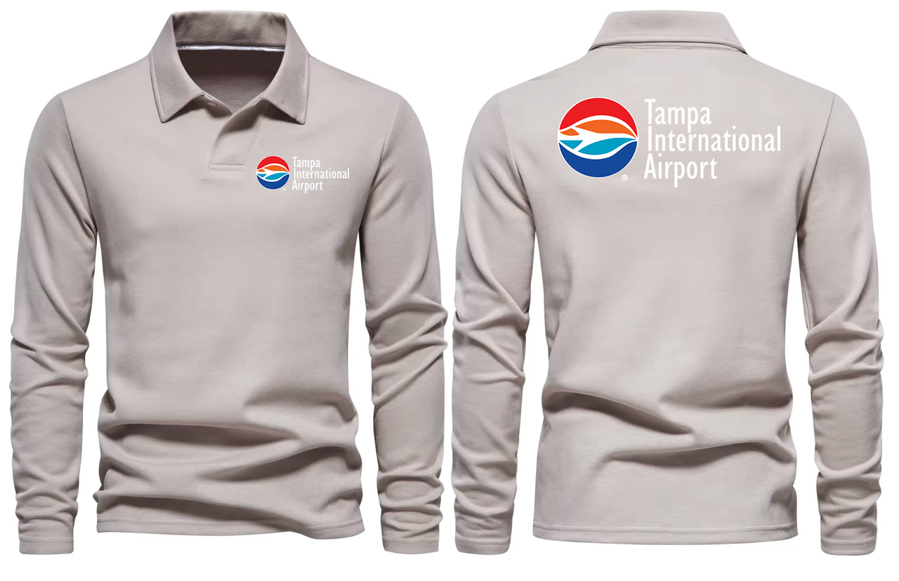 TAMPA INTERNATIONAL AIRPORT LONG SLEEVE  POLO