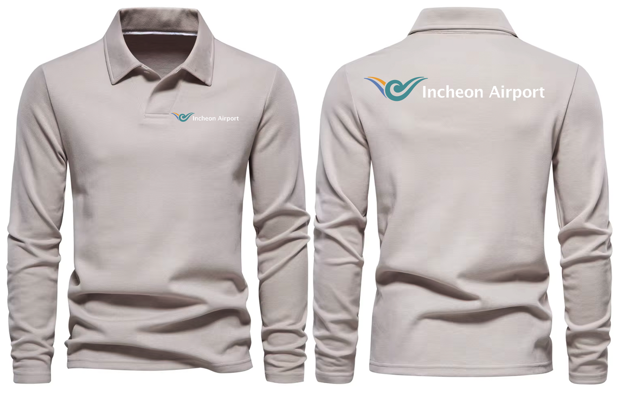 INCHEON AIRPORT LONG SLEEVE  POLO