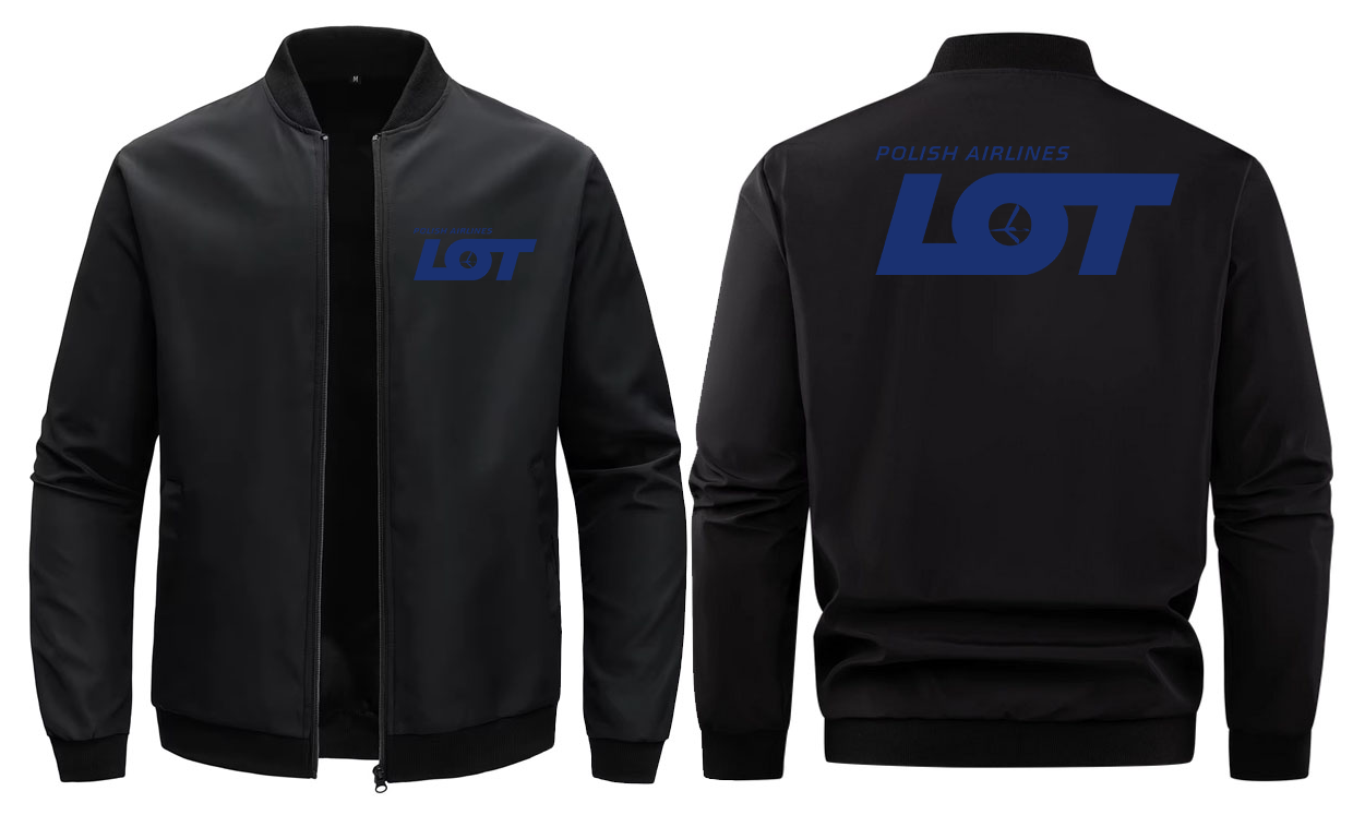 LOT AIRLINES  LOOSE SOLID COLOR JACKET