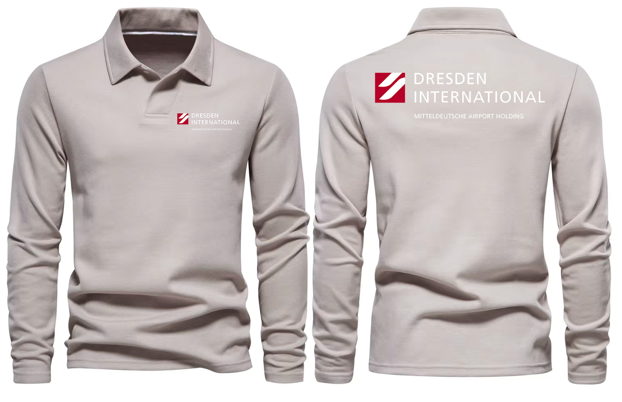 DRESDEN AIRPORT LONG SLEEVE  POLO