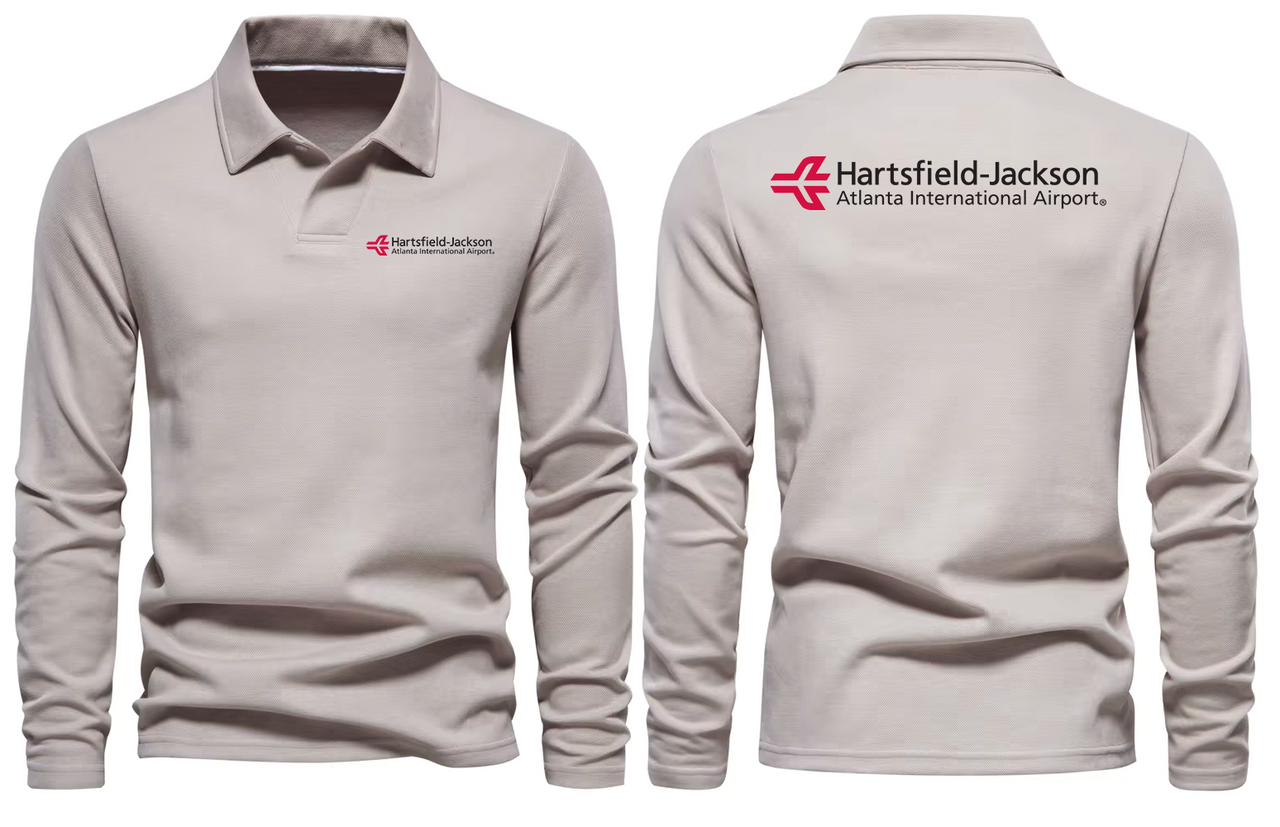 ATLANTA AIRPORT LONG SLEEVE  POLO