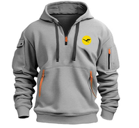 Thumbnail for LUFTHANSA LOGO AIRLINE HOODED JACKET PULLOVER