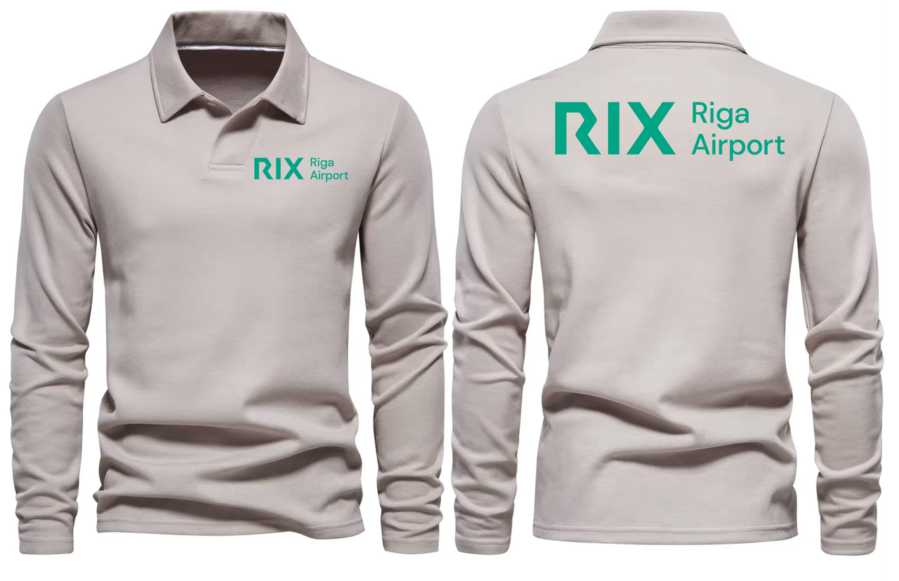 RIX AIRPORT LONG SLEEVE  POLO