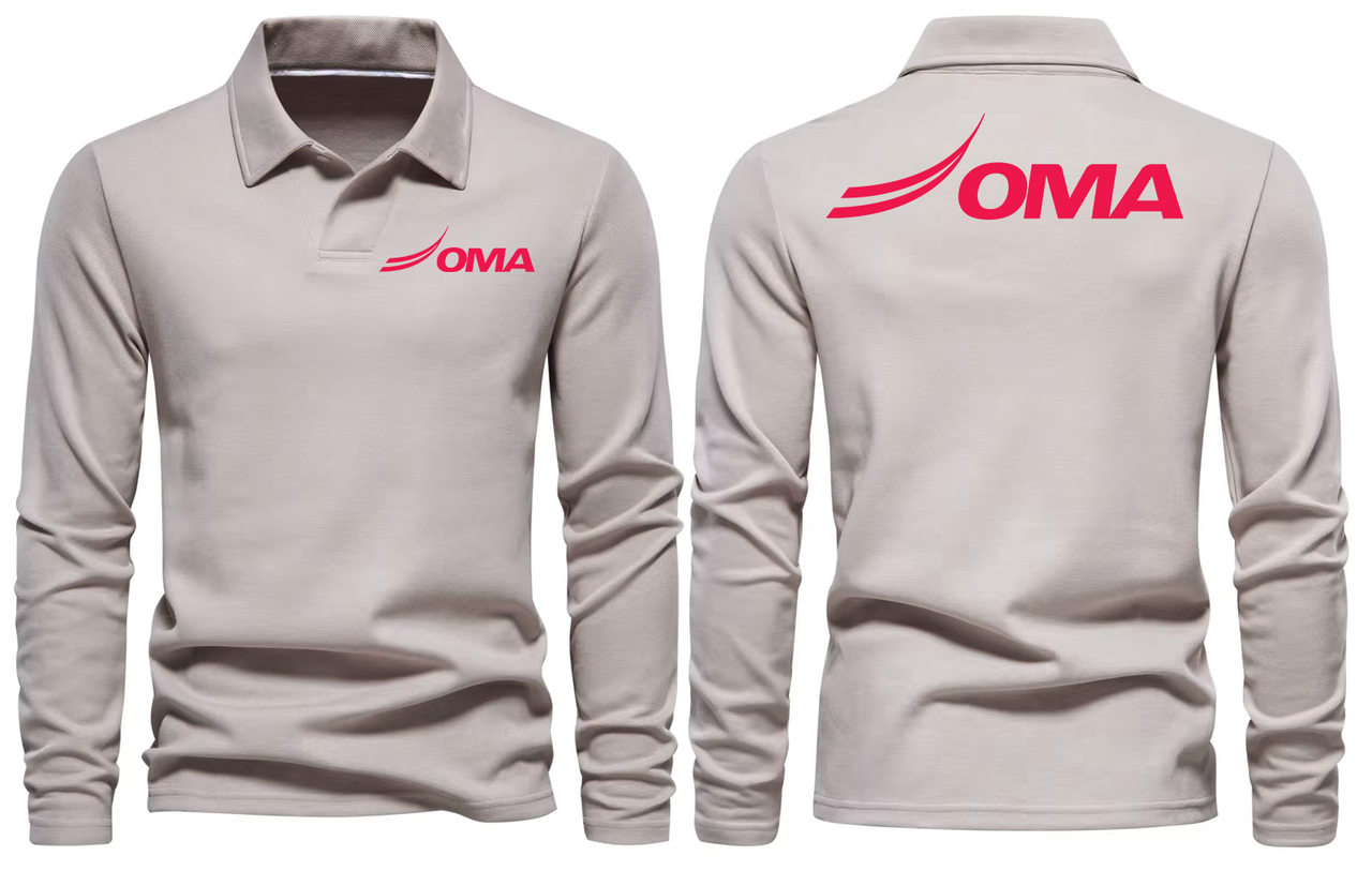 OMA AIRPORT LONG SLEEVE  POLO