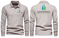 Thumbnail for SANDIEGO AIRPORT LONG SLEEVE  POLO
