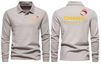 Thumbnail for CHANGI AIRPORT LONG SLEEVE  POLO