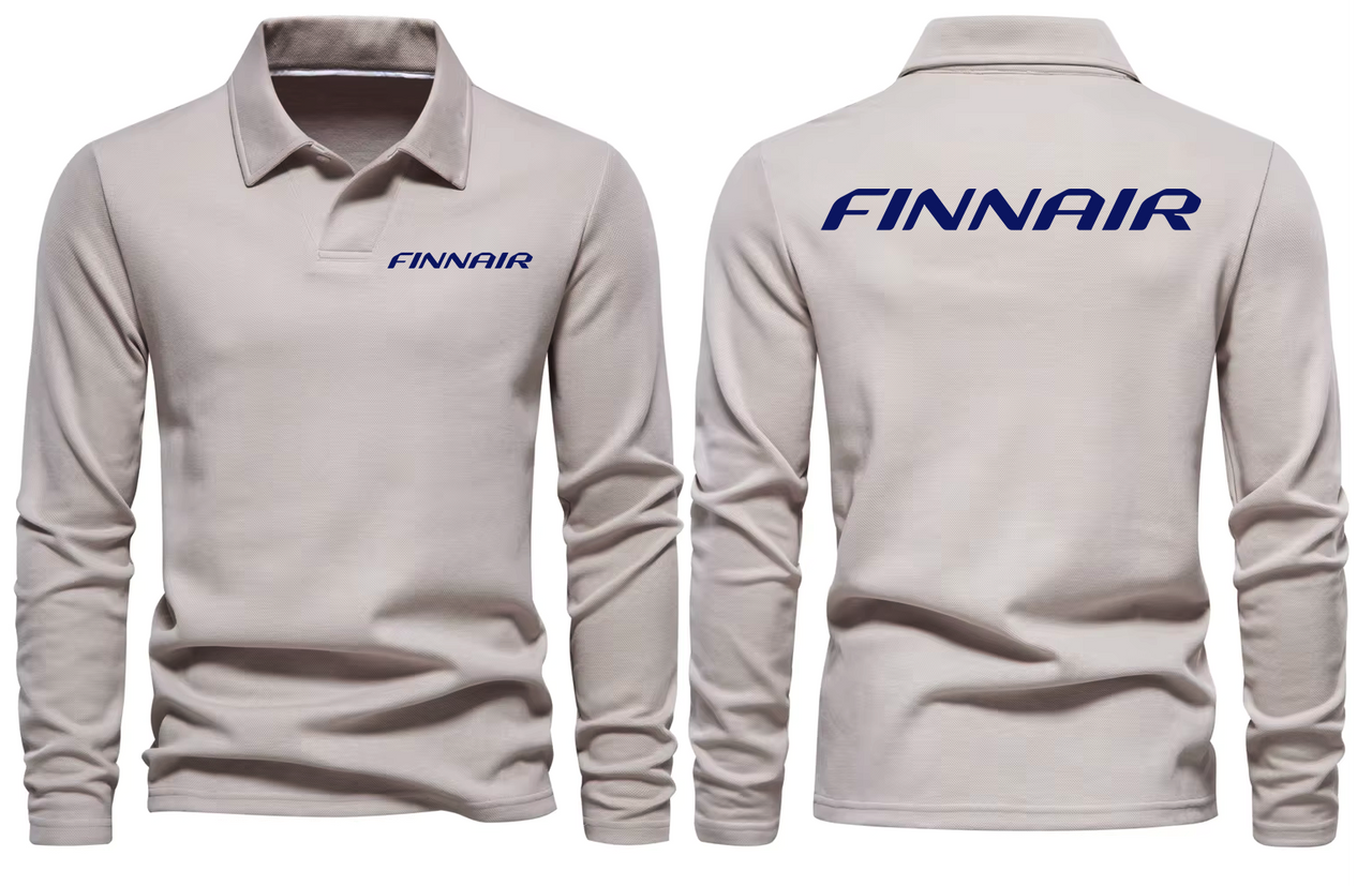 FINN  AIRLINES LONG SLEEVE  POLO