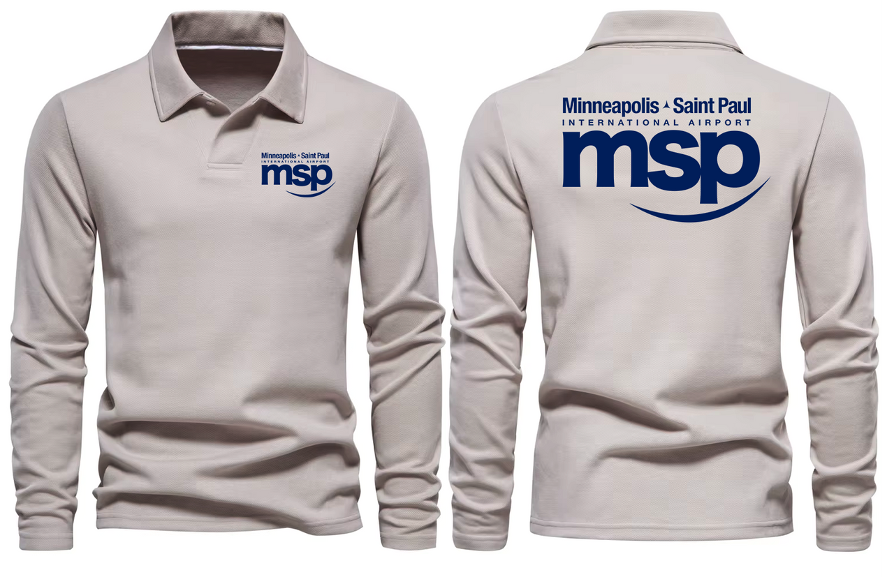 MSP AIRPORT LONG SLEEVE  POLO