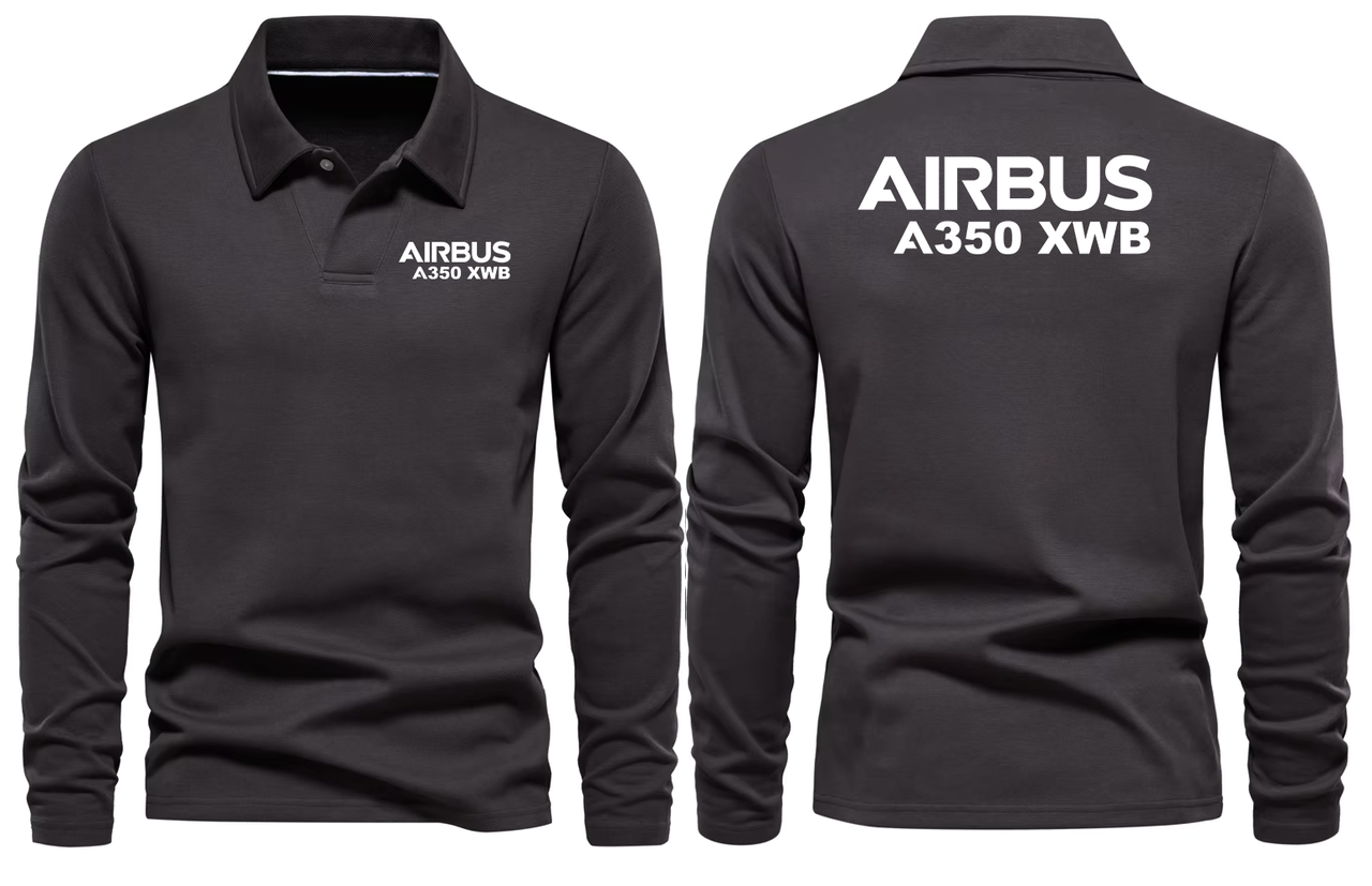 AIRBUS A350 XWB LONG SLEEVE  POLO
