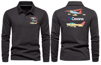 Thumbnail for CESSNA LONG SLEEVE  POLO