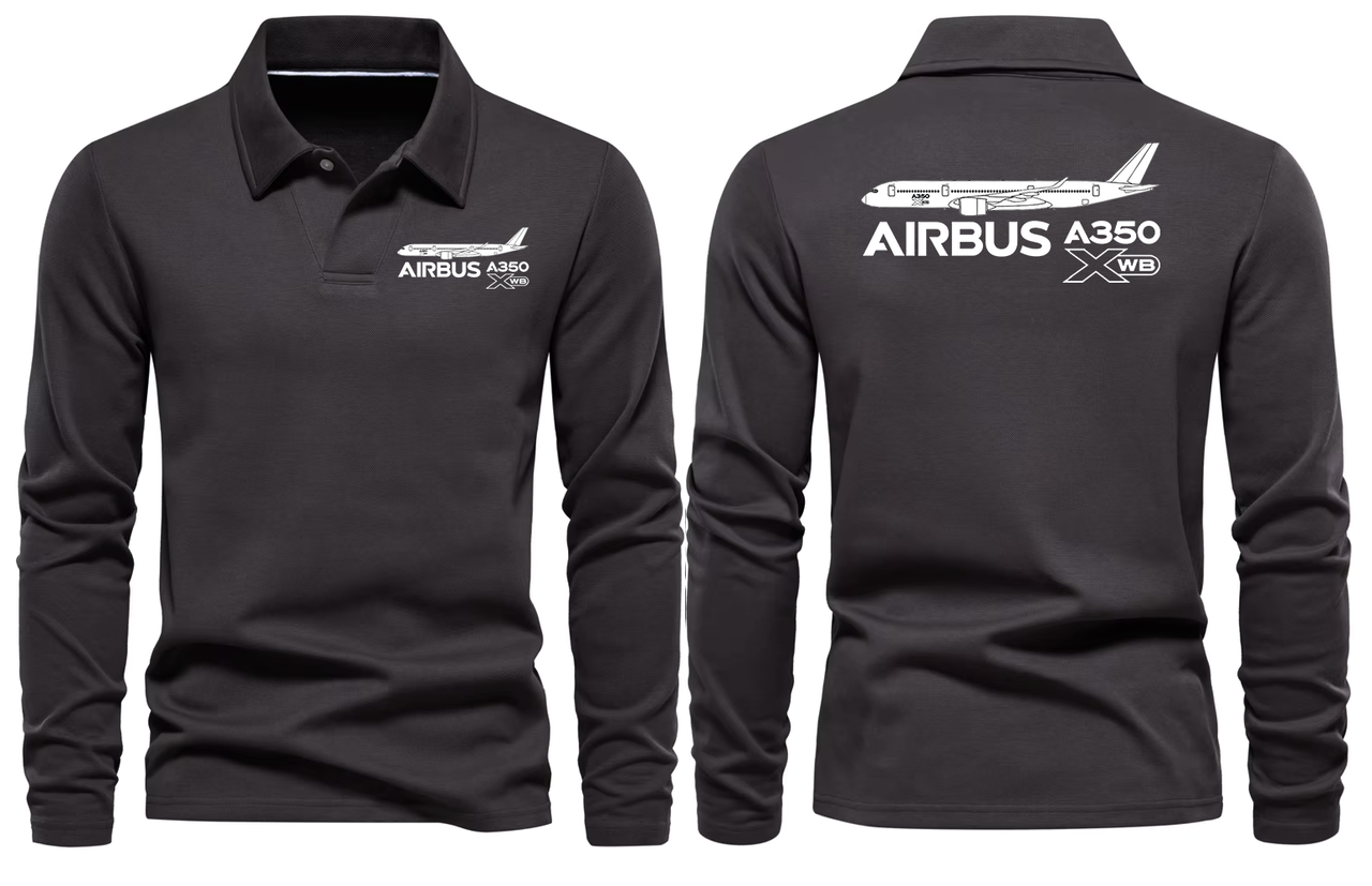 AIRBUS 350  XWB LONG SLEEVE  POLO