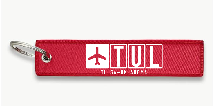 TUL AIRPORT KEY CHAIN