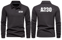 Thumbnail for AIRBUS 330 LONG SLEEVE  POLO