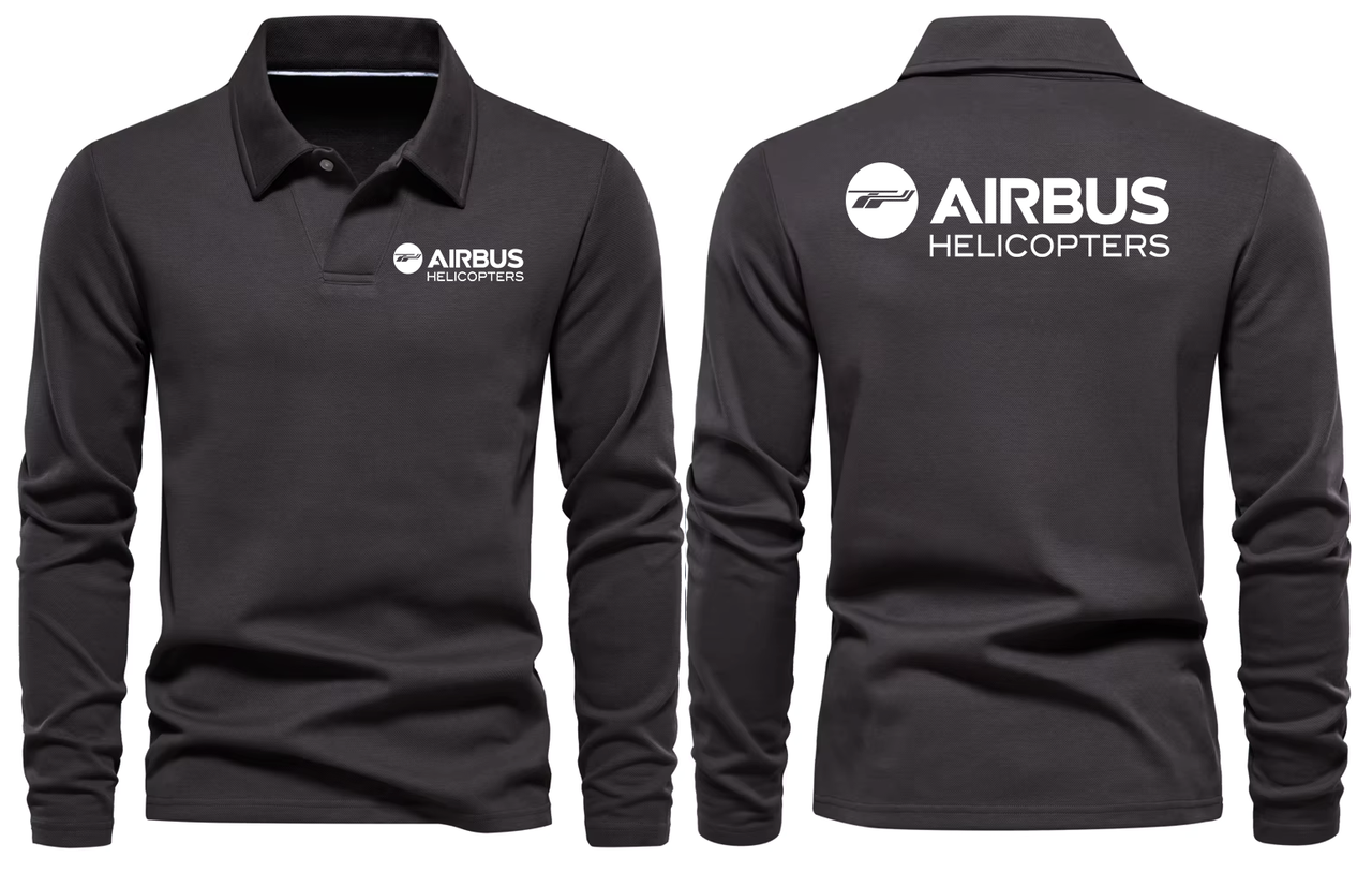 AIRBUS HELICOPTERS LONG SLEEVE  POLO