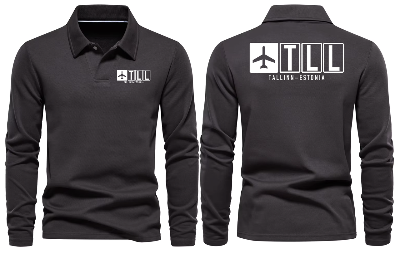 TLL AIRPORT LONG SLEEVE POLO