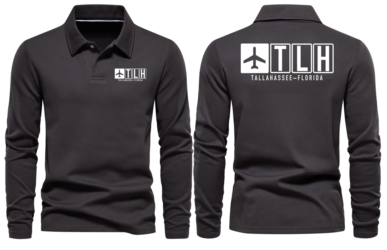 TLH AIRPORT LONG SLEEVE POLO