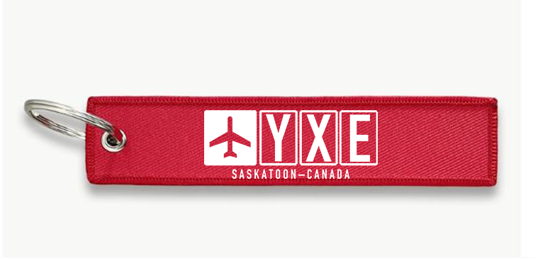 YXE AIRPORT KEY CHAIN