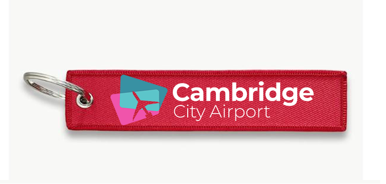 CAMBRIDGE AIRPORT KEY CHAIN