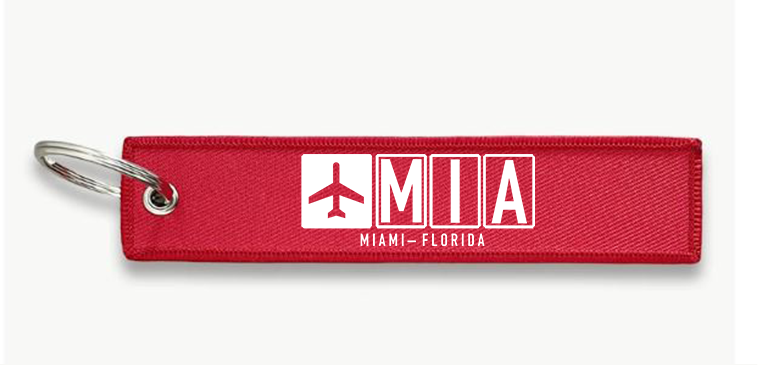 MIA AIRPORT KEY CHAIN