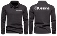 Thumbnail for CESSNA LOGO LONG SLEEVE  POLO