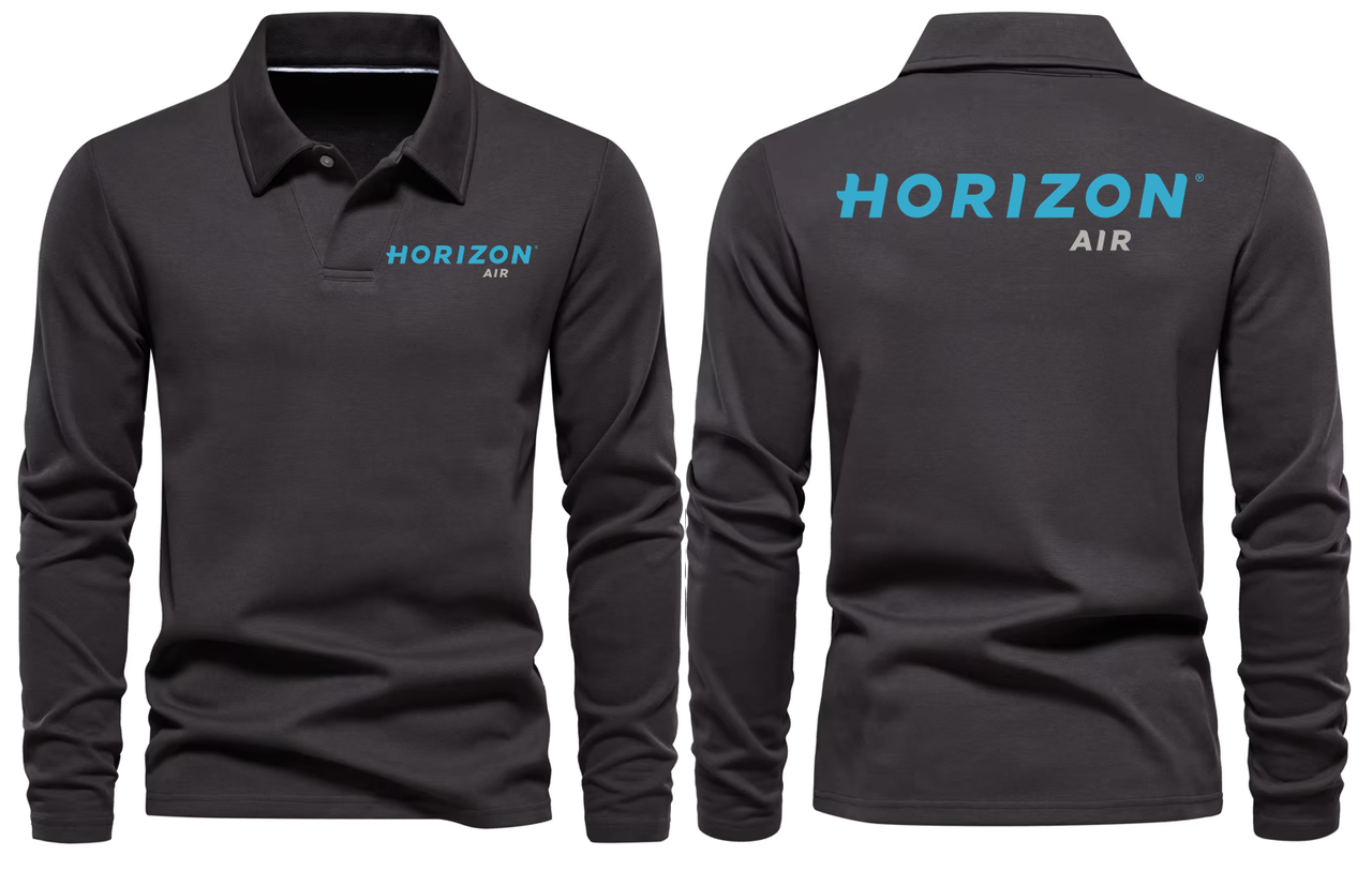 HORIZON AIRPORT LONG SLEEVE  POLO