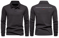 Thumbnail for INDIANPOLIS AIRPORT LONG SLEEVE  POLO