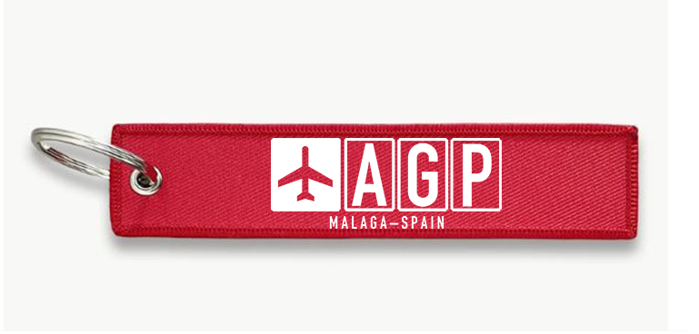 AGP AIRPORT KEY CHAIN