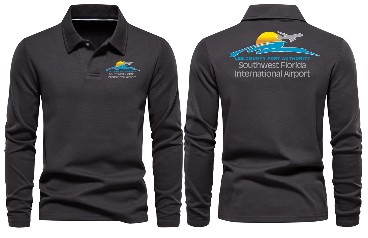 FLORIADA AIRPORT LONG SLEEVE  POLO