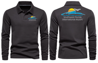 Thumbnail for FLORIADA AIRPORT LONG SLEEVE  POLO