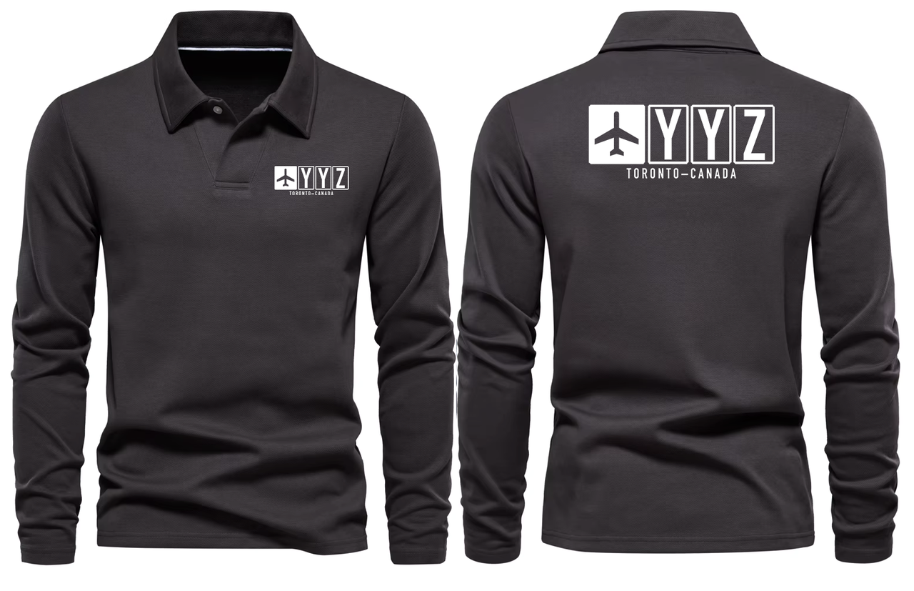 YYZ AIRPORT LONG SLEEVE POLO