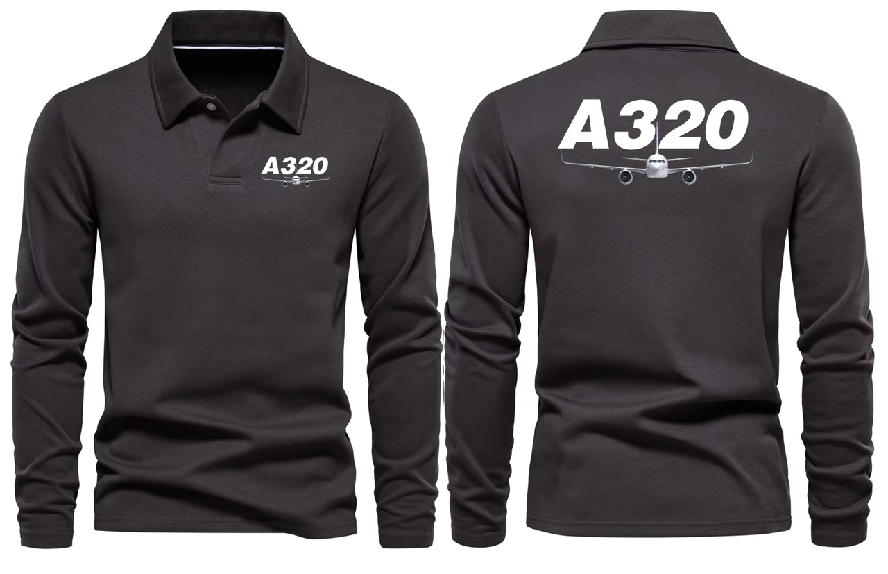 AIRBUS  A320 LONG SLEEVE  POLO