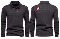 Thumbnail for AER DREDEN AIRPORT LONG SLEEVE  POLO