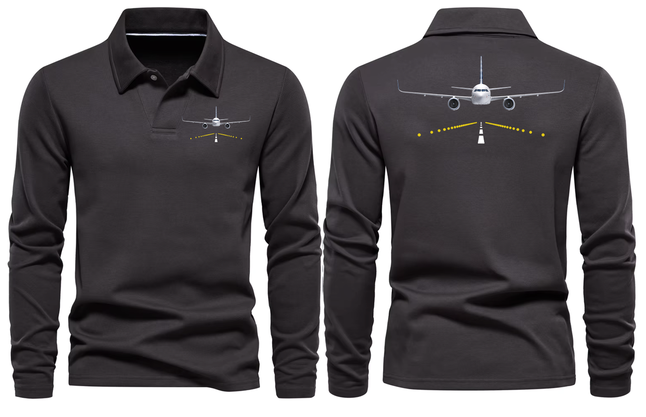 AIRBUS A320 LONG SLEEVE  POLO