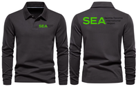 Thumbnail for AER SEA AIRPORT LONG SLEEVE  POLO