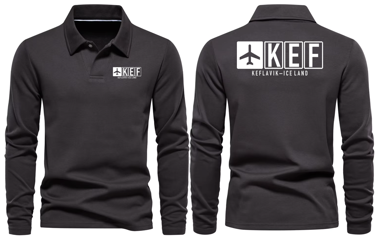 KEF AIRPORT LONG SLEEVE POLO