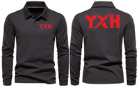 Thumbnail for YXH AIRPORT LONG SLEEVE  POLO