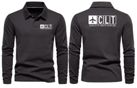 Thumbnail for CLT AIRPORT LONG SLEEVE POLO