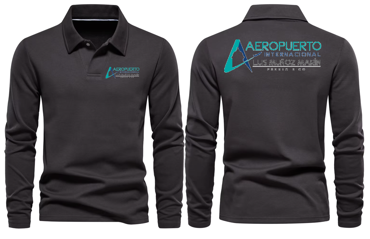 AEROPURT AIRPORT LONG SLEEVE  POLO
