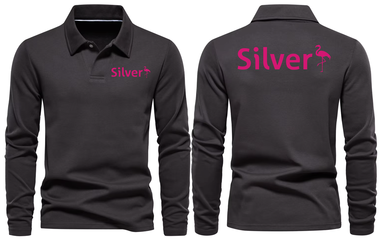 AIR SILVER LONG SLEEVE  POLO