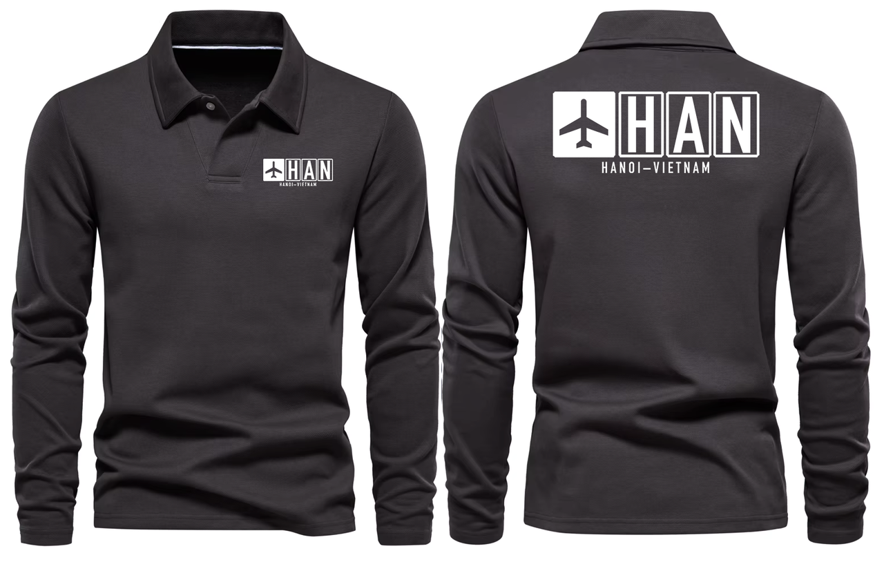 HAN AIRPORT LONG SLEEVE POLO