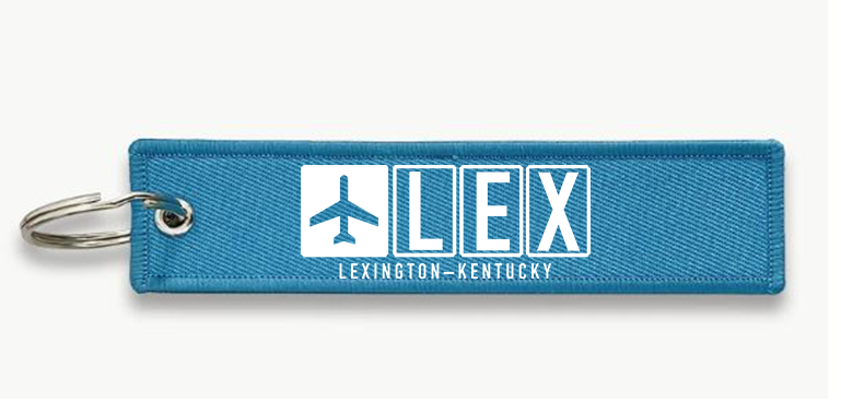 LEX AIRPORT KEY CHAIN