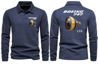 Thumbnail for BOEING 747 CF6 LONG SLEEVE  POLO