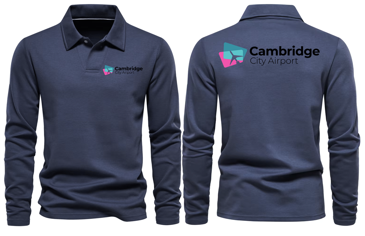 AIR CAMBRIDGE AIRPORT LONG SLEEVE  POLO