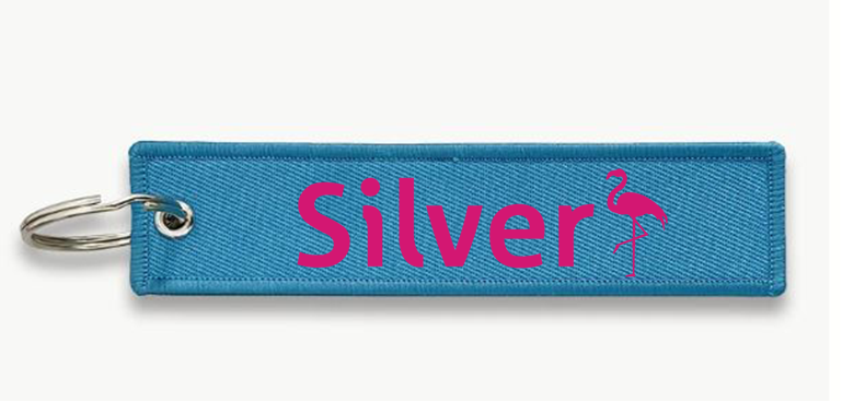 AIR SILVER AIRLINES KEY CHAIN