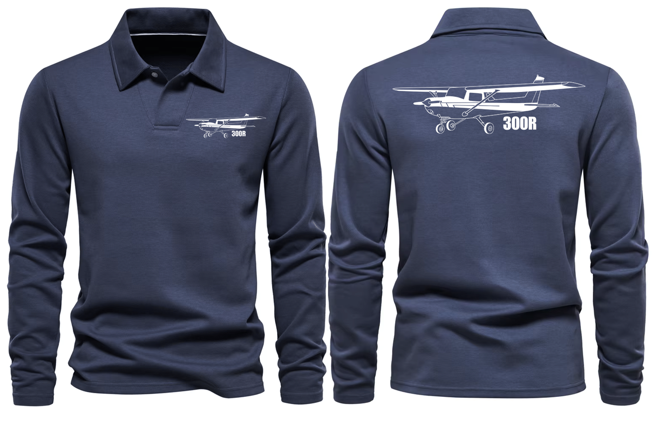 CESSNA  300R LONG SLEEVE  POLO