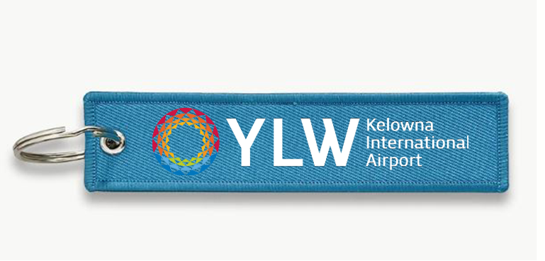 YLW AIRPORT KEY CHAIN