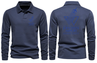 Thumbnail for JOHAN WAYNE AIRPORT LONG SLEEVE  POLO