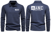 Thumbnail for ANC AIRPORT LONG SLEEVE POLO