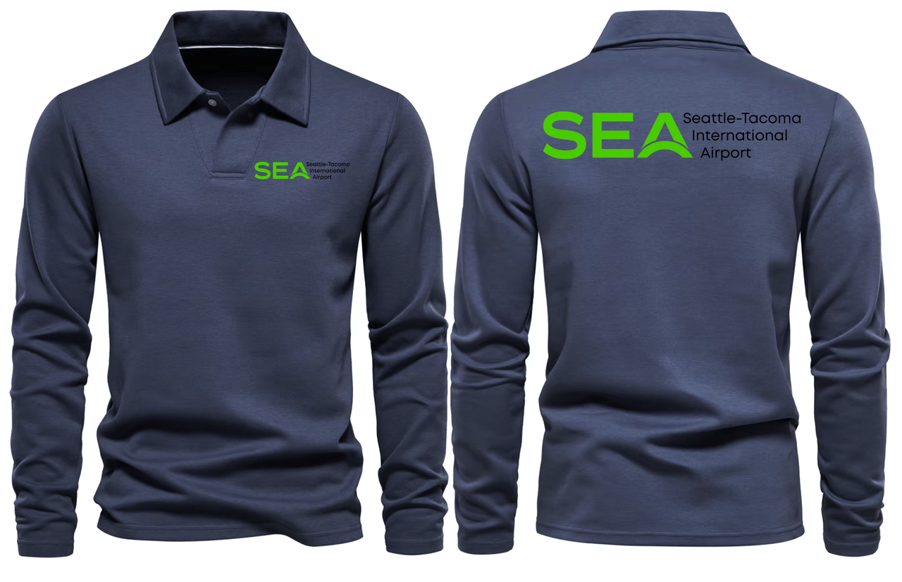 AER SEA AIRPORT LONG SLEEVE  POLO